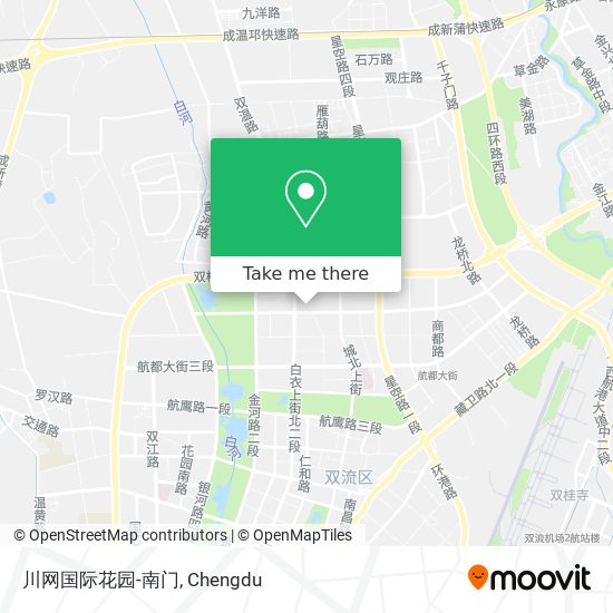 川网国际花园-南门 map