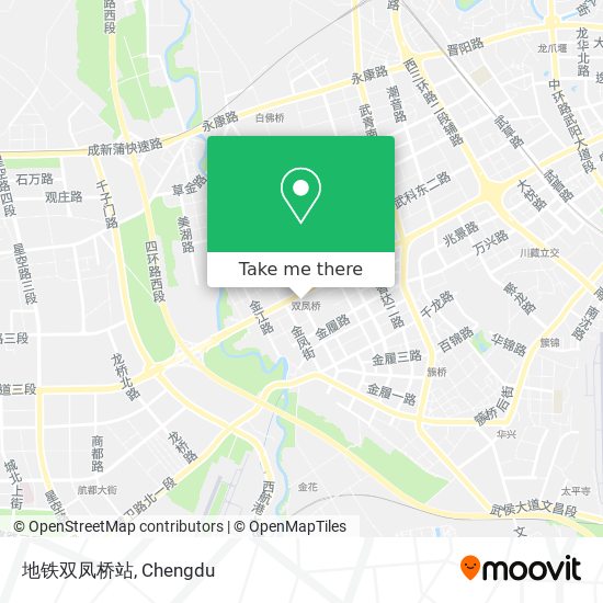 地铁双凤桥站 map