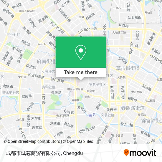 成都市城芯商贸有限公司 map