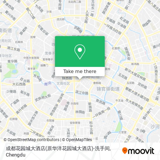 成都花园城大酒店(原华洋花园城大酒店)-洗手间 map