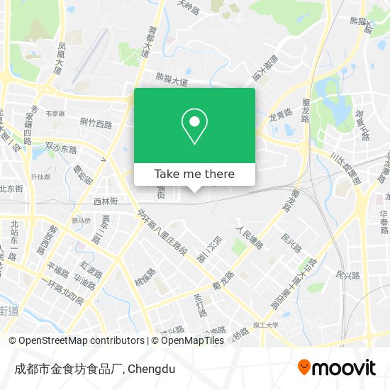 成都市金食坊食品厂 map