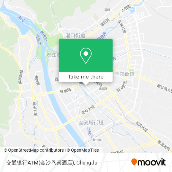 交通银行ATM(金沙鸟巢酒店) map