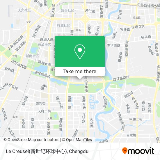 Le Creusel(新世纪环球中心) map