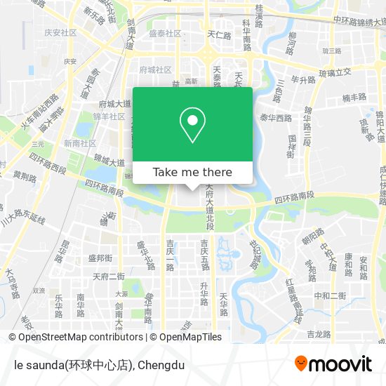le saunda(环球中心店) map