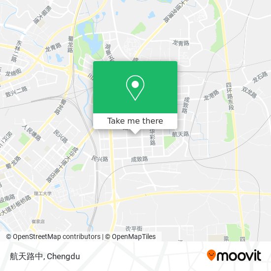 航天路中 map