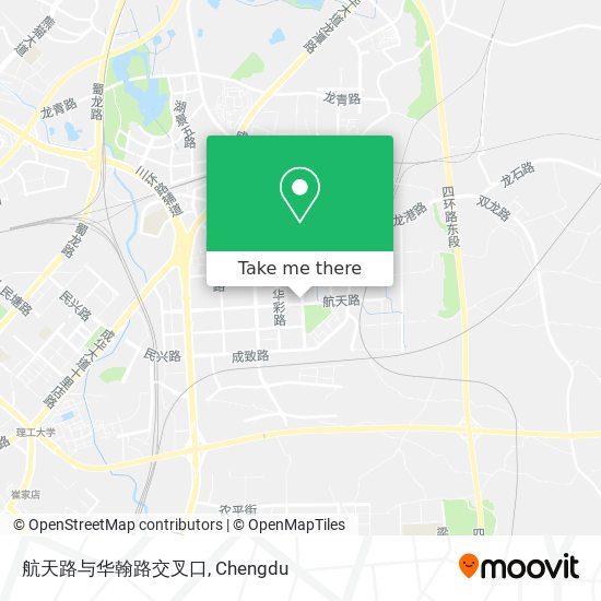 航天路与华翰路交叉口 map