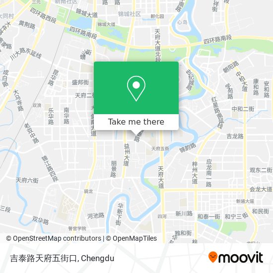 吉泰路天府五街口 map