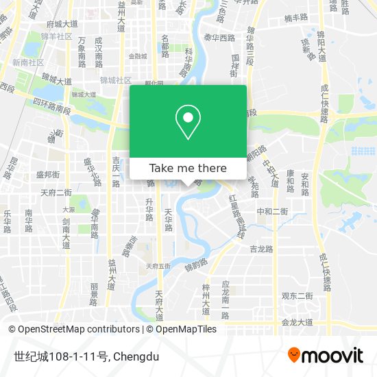 世纪城108-1-11号 map