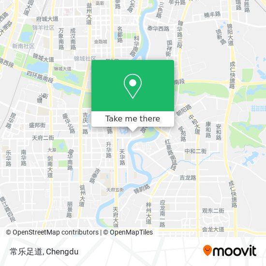 常乐足道 map