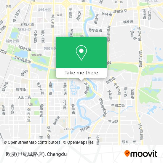 欧度(世纪城路店) map