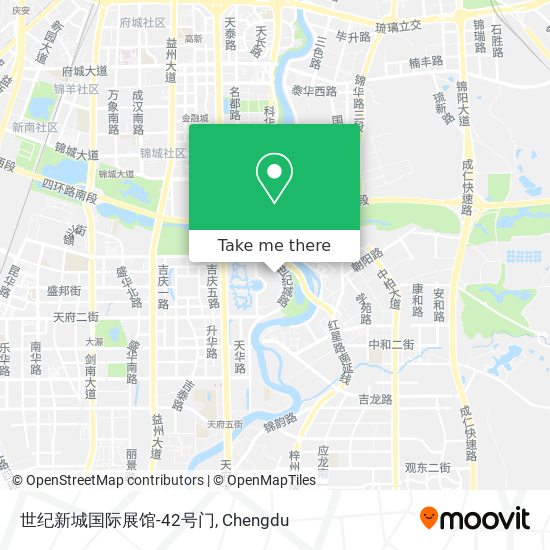 世纪新城国际展馆-42号门 map