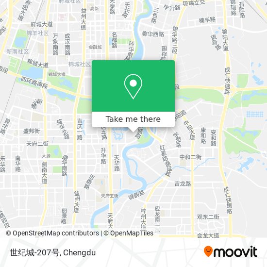 世纪城-207号 map