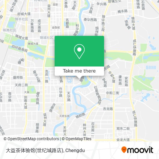 大益茶体验馆(世纪城路店) map