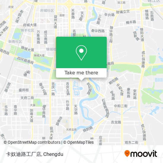 卡奴迪路工厂店 map