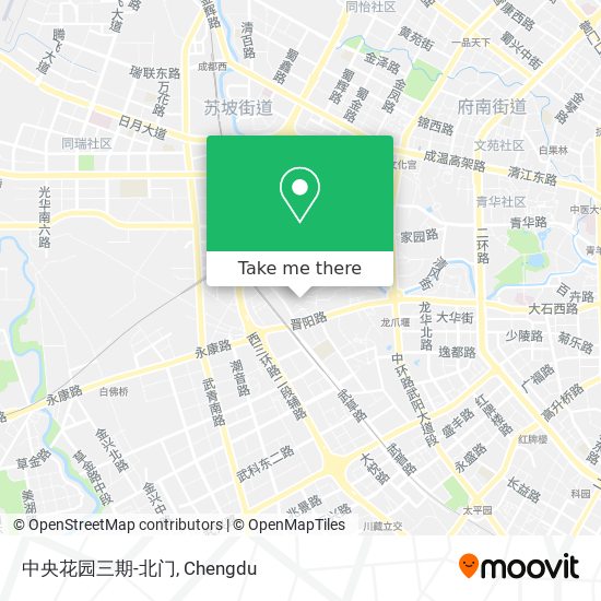 中央花园三期-北门 map