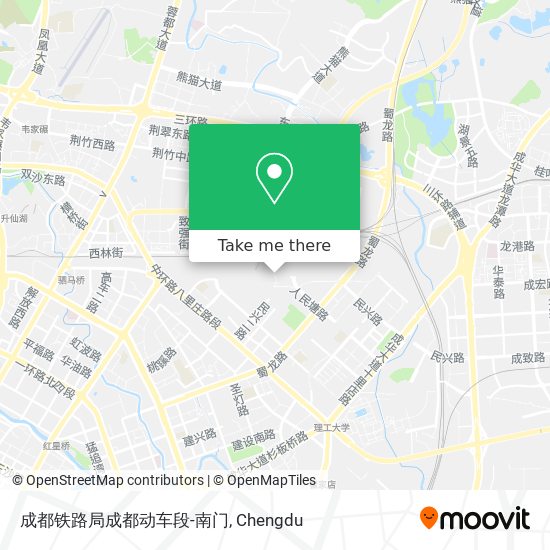 成都铁路局成都动车段-南门 map