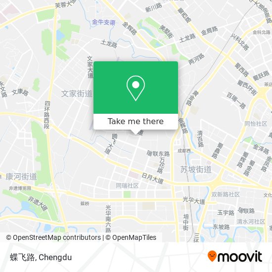 蝶飞路 map