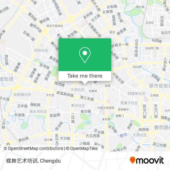 蝶舞艺术培训 map