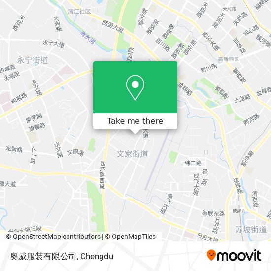 奥威服装有限公司 map