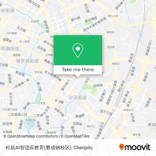 松鼠AI智适应教育(攀成钢校区) map