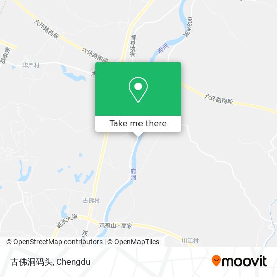 古佛洞码头 map