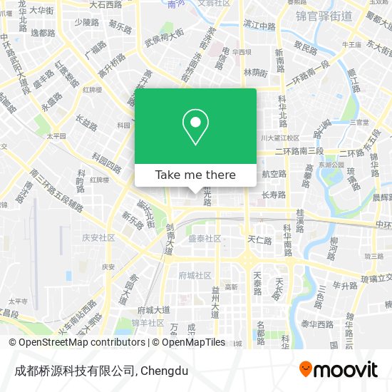 成都桥源科技有限公司 map