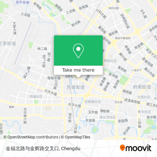 金福北路与金辉路交叉口 map
