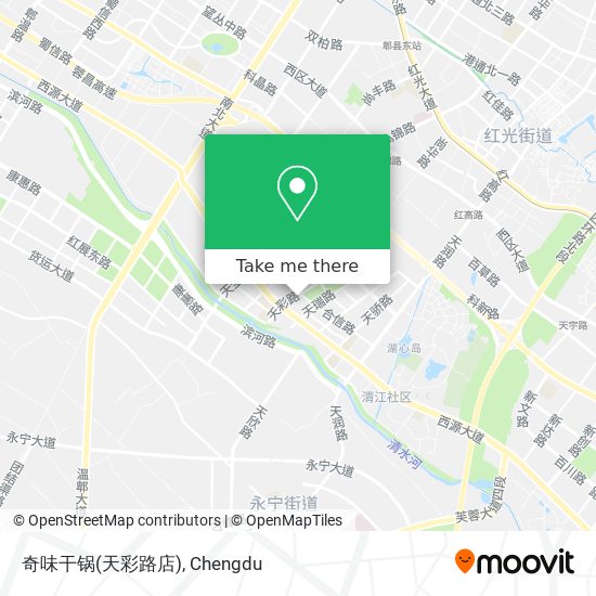 奇味干锅(天彩路店) map