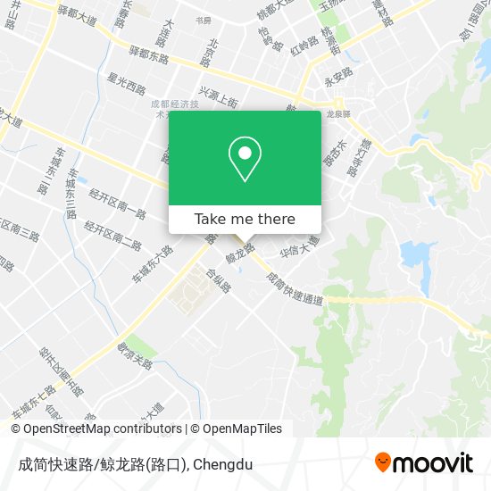 成简快速路/鲸龙路(路口) map