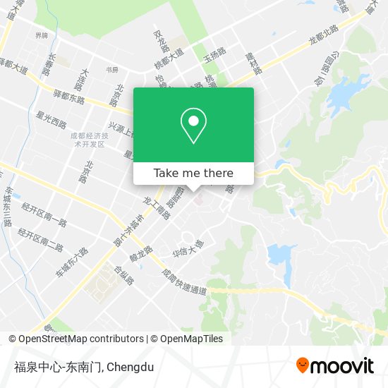 福泉中心-东南门 map