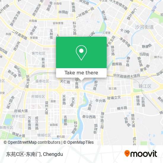 东苑C区-东南门 map