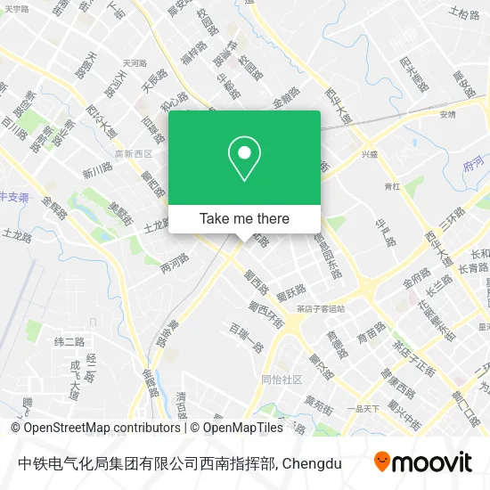 中铁电气化局集团有限公司西南指挥部 map