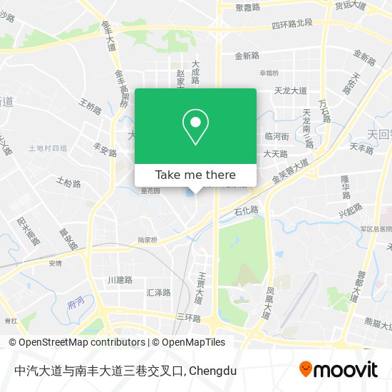 中汽大道与南丰大道三巷交叉口 map