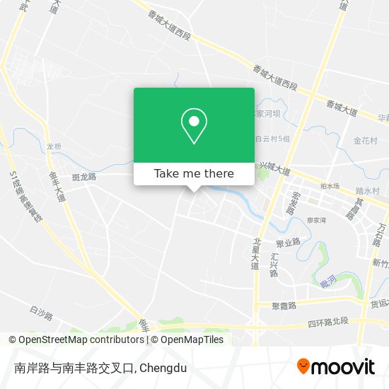 南岸路与南丰路交叉口 map