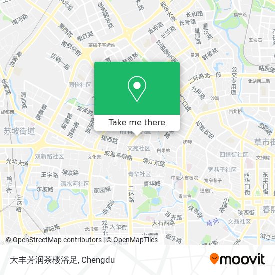 大丰芳润茶楼浴足 map