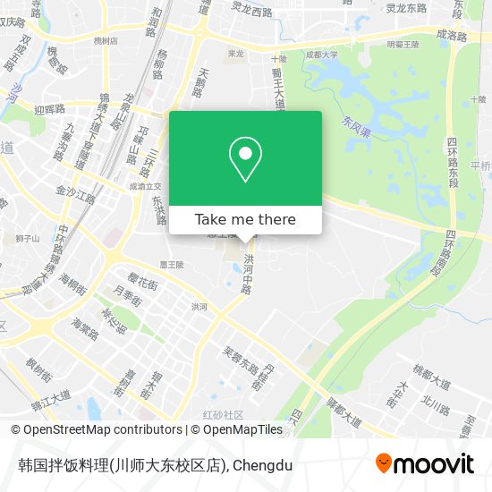 韩国拌饭料理(川师大东校区店) map