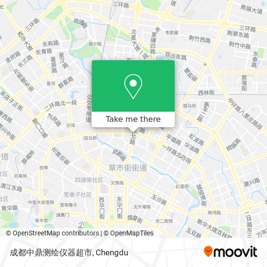 成都中鼎测绘仪器超市 map