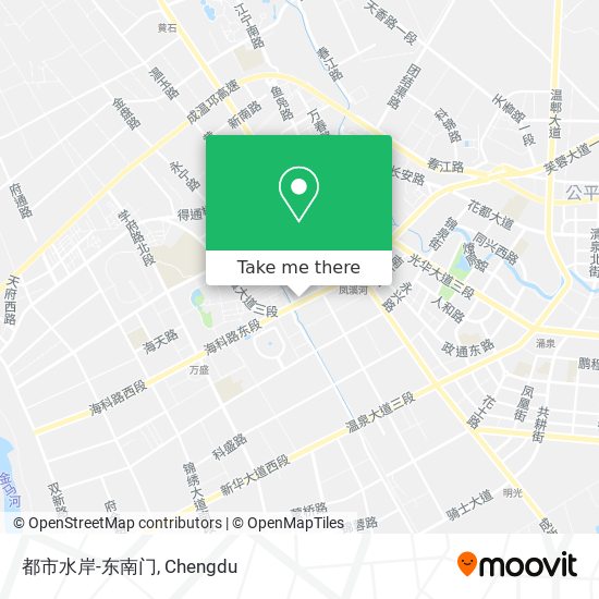 都市水岸-东南门 map