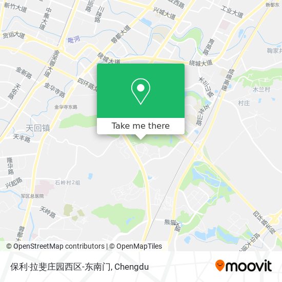 保利·拉斐庄园西区-东南门 map