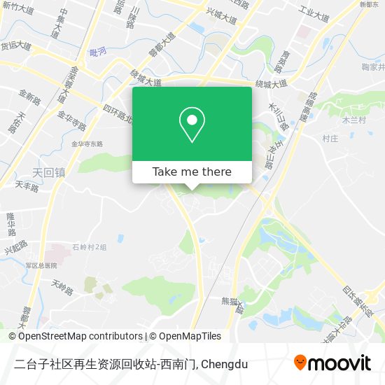 二台子社区再生资源回收站-西南门 map