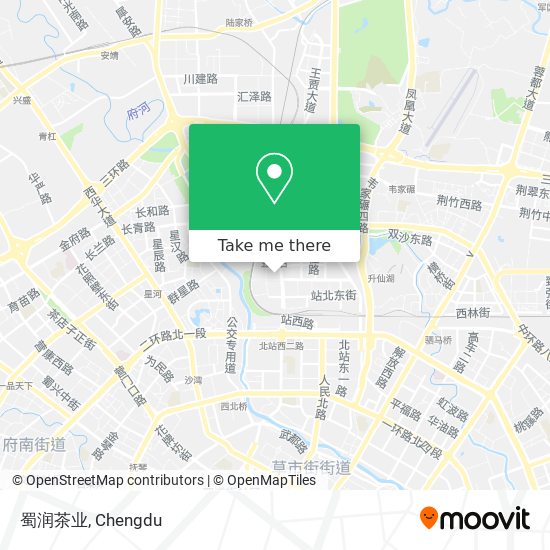 蜀润茶业 map