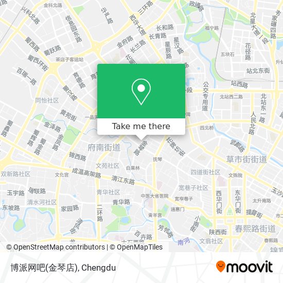 博派网吧(金琴店) map