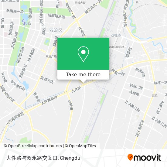 大件路与双永路交叉口 map