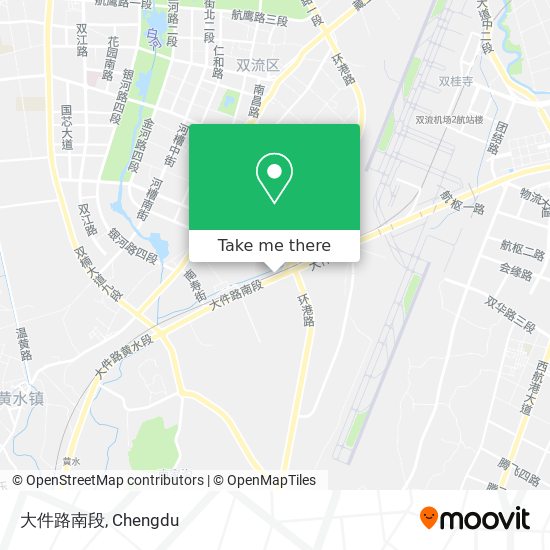 大件路南段 map