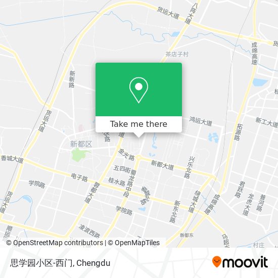思学园小区-西门 map