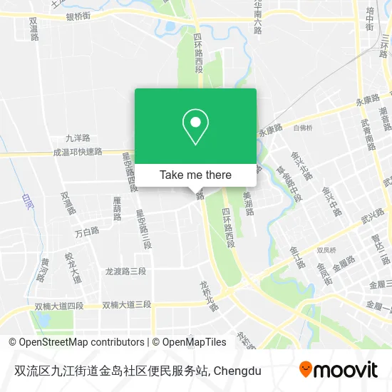 双流区九江街道金岛社区便民服务站 map