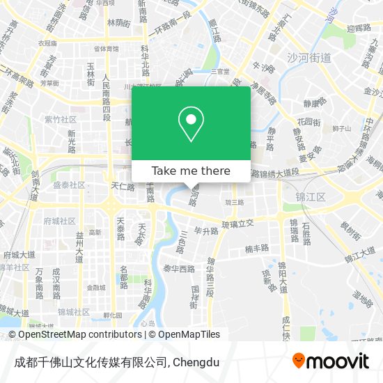 成都千佛山文化传媒有限公司 map
