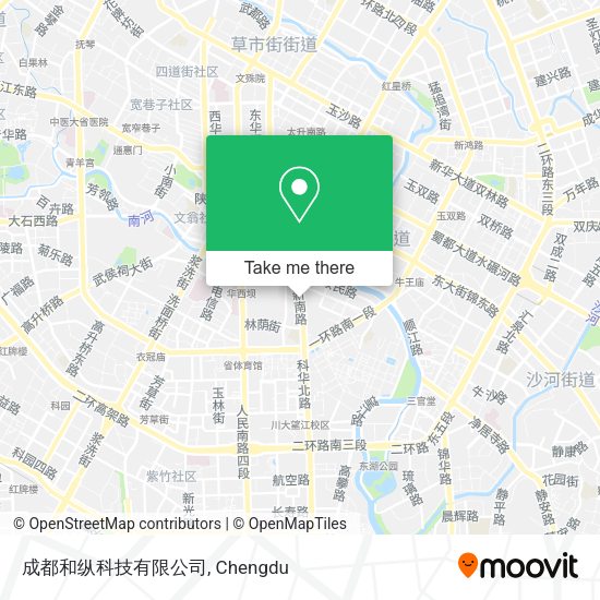成都和纵科技有限公司 map