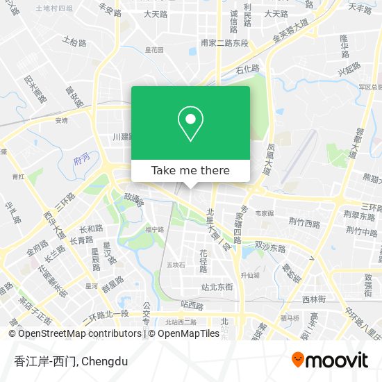香江岸-西门 map