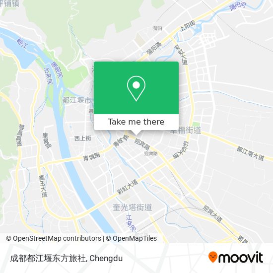 成都都江堰东方旅社 map